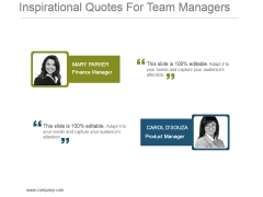 Inspirational Quotes For Team Managers Powerpoint Templates Inspirational Quotes For Team Managers Powerpoint Templates