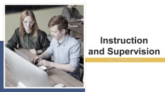 Instruction And Supervision Hierarchy Organization Ppt PowerPoint Presentation Complete Deck With Slides Instruction And Supervision Hierarchy Organization Ppt PowerPoint Presentation Complete Deck With Slides