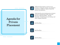 Insurance Organization Pitch Deck To Raise Money Agenda For Private Placement Inspiration PDF Insurance Organization Pitch Deck To Raise Money Agenda For Private Placement Inspiration PDF