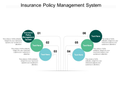 Insurance Policy Management System Ppt PowerPoint Presentation Slides Graphics Design Cpb Pdf