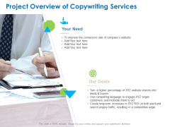 Intellectual Property Project Overview Of Copywriting Services Ppt PowerPoint Presentation Outline Gridlines PDF Intellectual Property Project Overview Of Copywriting Services Ppt PowerPoint Presentation Outline Gridlines PDF