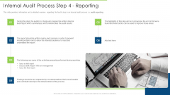 Internal Audit Process Step 4 Reporting Microsoft PDF