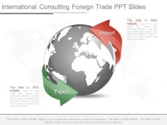 International Consulting Foreign Trade Ppt Slides International Consulting Foreign Trade Ppt Slides