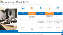 International Organization Standardization 270001 Risk Assessment Worksheet Information PDF International Organization Standardization 270001 Risk Assessment Worksheet Information PDF