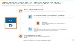 International Standards In Internal Audit Practices Ppt File Graphics Design PDF