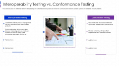 Interoperability Testing Vs Conformance Testing Mockup PDF Interoperability Testing Vs Conformance Testing Mockup PDF