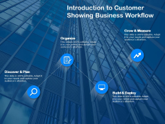 Introduction To Customer Showing Business Workflow Ppt PowerPoint Presentation Inspiration Guidelines PDF Introduction To Customer Showing Business Workflow Ppt PowerPoint Presentation Inspiration Guidelines PDF