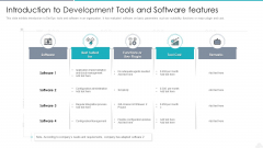 Introduction To Development Tools And Software Features Microsoft PDF Introduction To Development Tools And Software Features Microsoft PDF