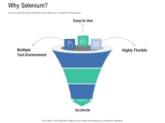 Introduction To Selenium Automation Testing Why Selenium Ppt PowerPoint Presentation Portfolio Model PDF Introduction To Selenium Automation Testing Why Selenium Ppt PowerPoint Presentation Portfolio Model PDF