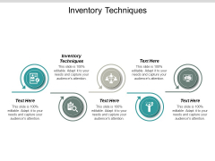 Inventory Techniques Ppt PowerPoint Presentation Summary Shapes Cpb