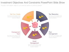 Investment Objectives And Constraints Powerpoint Slide Show Investment Objectives And Constraints Powerpoint Slide Show