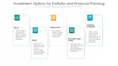 Investment Options For Portfolio And Financial Planning Ppt PowerPoint Presentation Gallery Display PDF Investment Options For Portfolio And Financial Planning Ppt PowerPoint Presentation Gallery Display PDF