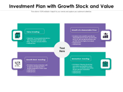 Investment Plan With Growth Stock And Value Ppt PowerPoint Presentation Gallery Background Image PDF Investment Plan With Growth Stock And Value Ppt PowerPoint Presentation Gallery Background Image PDF