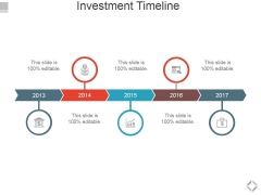 Investment Timeline Ppt PowerPoint Presentation Model Clipart