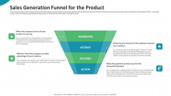Investor Pitch Deck For Seed Funding From Private Investor Sales Generation Funnel For The Product Ideas PDF Investor Pitch Deck For Seed Funding From Private Investor Sales Generation Funnel For The Product Ideas PDF
