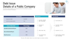 Investor Pitch Deck Procure Federal Debt From Banks Debt Issue Details Of A Public Company Brochure PDF Investor Pitch Deck Procure Federal Debt From Banks Debt Issue Details Of A Public Company Brochure PDF