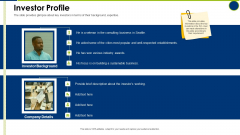 Investor Profile Operating Manual Ppt Summary Inspiration PDF Investor Profile Operating Manual Ppt Summary Inspiration PDF