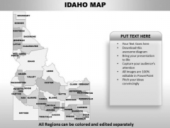 Idaho PowerPoint Maps Idaho PowerPoint Maps