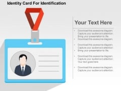Identity Card For Identification PowerPoint Template Identity Card For Identification PowerPoint Template