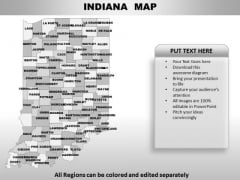 Indiana PowerPoint Maps Indiana PowerPoint Maps