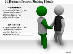 Innovative Marketing Concepts 3d Business Persons Shaking Hands Character Modeling