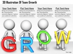 Innovative Marketing Concepts 3d Illustration Of Team Growth Character Models Innovative Marketing Concepts 3d Illustration Of Team Growth Character Models
