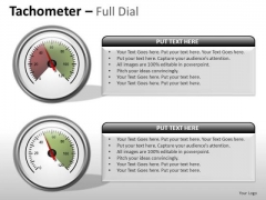 Instrument Tachometer Full Dial PowerPoint Slides And Ppt Diagram Templates