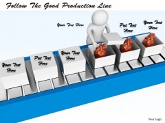 Internet Business Strategy Follow The Good Production Line Concepts