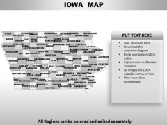 Iowa PowerPoint Maps Iowa PowerPoint Maps