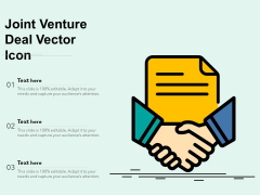 Joint Venture Deal Vector Icon Ppt PowerPoint Presentation Inspiration Show PDF Joint Venture Deal Vector Icon Ppt PowerPoint Presentation Inspiration Show PDF