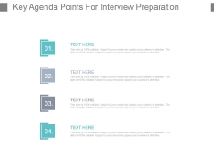 Key Agenda Points For Interview Preparation Example Of Ppt