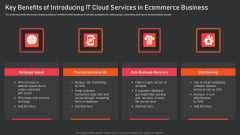 Key Benefits Of Introducing IT Cloud Services In Ecommerce Business Introduction PDF
