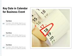 Key Date In Calendar For Business Event Ppt PowerPoint Presentation Infographic Template Picture PDF Key Date In Calendar For Business Event Ppt PowerPoint Presentation Infographic Template Picture PDF