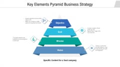 Key Elements Pyramid Business Strategy Ppt Inspiration Examples PDF Key Elements Pyramid Business Strategy Ppt Inspiration Examples PDF