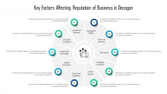 Key Factors Affecting Reputation Of Business In Decagon Ppt PowerPoint Presentation Gallery Graphics PDF Key Factors Affecting Reputation Of Business In Decagon Ppt PowerPoint Presentation Gallery Graphics PDF