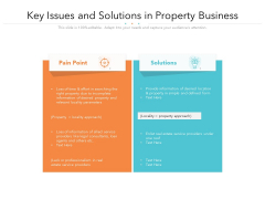 Key Issues And Solutions In Property Business Ppt PowerPoint Presentation File Infographic Template PDF Key Issues And Solutions In Property Business Ppt PowerPoint Presentation File Infographic Template PDF
