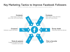 Key Marketing Tactics To Improve Facebook Followers Ppt PowerPoint Presentation File Format PDF Key Marketing Tactics To Improve Facebook Followers Ppt PowerPoint Presentation File Format PDF