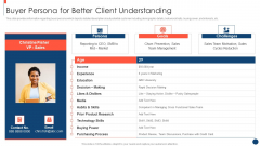 Key Practices To Create Sales Playbook Buyer Persona For Better Client Understanding Inspiration PDF Key Practices To Create Sales Playbook Buyer Persona For Better Client Understanding Inspiration PDF