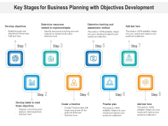Key Stages For Business Planning With Objectives Development Ppt PowerPoint Presentation Summary Slides PDF Key Stages For Business Planning With Objectives Development Ppt PowerPoint Presentation Summary Slides PDF