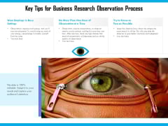 Key Tips For Business Research Observation Process Ppt PowerPoint Presentation Gallery Influencers PDF Key Tips For Business Research Observation Process Ppt PowerPoint Presentation Gallery Influencers PDF