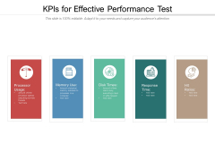 Kpis For Effective Performance Test Ppt PowerPoint Presentation Gallery Deck PDF Kpis For Effective Performance Test Ppt PowerPoint Presentation Gallery Deck PDF