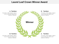 Laurel Leaf Crown Winner Award Ppt PowerPoint Presentation Model Slides Laurel Leaf Crown Winner Award Ppt PowerPoint Presentation Model Slides