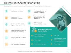 Lead Generation Initiatives Through Chatbots How To Use Chatbot Marketing Clipart PDF Lead Generation Initiatives Through Chatbots How To Use Chatbot Marketing Clipart PDF