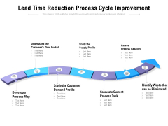Lead Time Reduction Process Cycle Improvement Ppt PowerPoint Presentation Model Layout Ideas