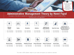 Leadership And Management Administrative Management Theory By Henri Fayol Sample PDF Leadership And Management Administrative Management Theory By Henri Fayol Sample PDF