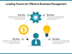 Leading Factors For Effective Business Management Ppt PowerPoint Presentation Icon Show PDF Leading Factors For Effective Business Management Ppt PowerPoint Presentation Icon Show PDF