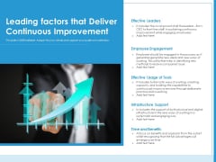 Leading Factors That Deliver Continuous Improvement Ppt PowerPoint Presentation File Graphics Tutorials PDF Leading Factors That Deliver Continuous Improvement Ppt PowerPoint Presentation File Graphics Tutorials PDF