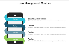 Lean Management Services Ppt PowerPoint Presentation Pictures Tips Cpb Lean Management Services Ppt PowerPoint Presentation Pictures Tips Cpb