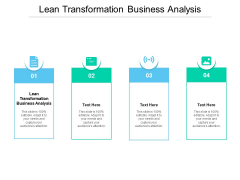 Lean Transformation Business Analysis Ppt PowerPoint Presentation File Slide Cpb Pdf