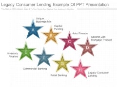 Legacy Consumer Lending Example Of Ppt Presentation